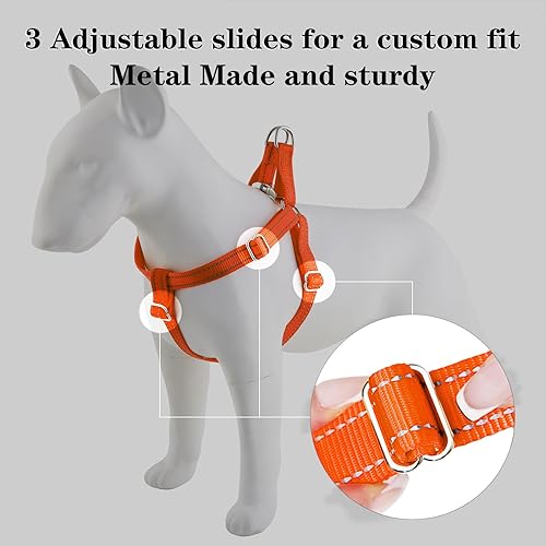 Miniatura 3 de Plutus Pet Step in - Arnés para perro, reflectante, ajustable y seguro con hebillas de metal, arnés para perro de ajuste rápido para cachorros,