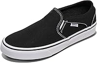 Vans Women's Asher Low Top Slip-On Sneakers - Durable Canvas Comfort for Everyday Style