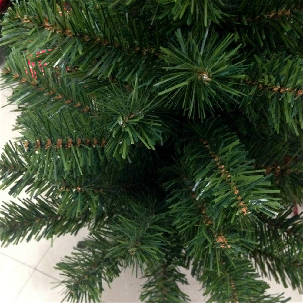 HENGMEI 240cm Artificial Árbol de Navidad Decoración Navideña, Material PVC, Verde con Soporte en Metal