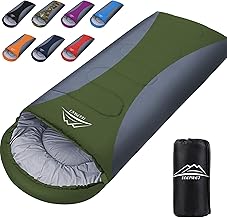 Leepwei Sleeping Bag, Envelope Type, Super Warm, Cold Resistant 5°F (-15°C), 210T, Waterproof, Compact, Easy Storage, Washable, Storage Bag, 2.2 - 3.1 (1 - 1.4 kg), Comfortable 23° - 77°F (-5° - 25°C)