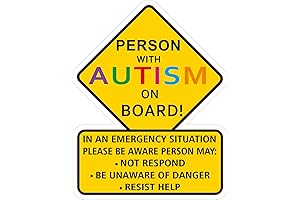 STICKY DUDE Person with Autism Sticker