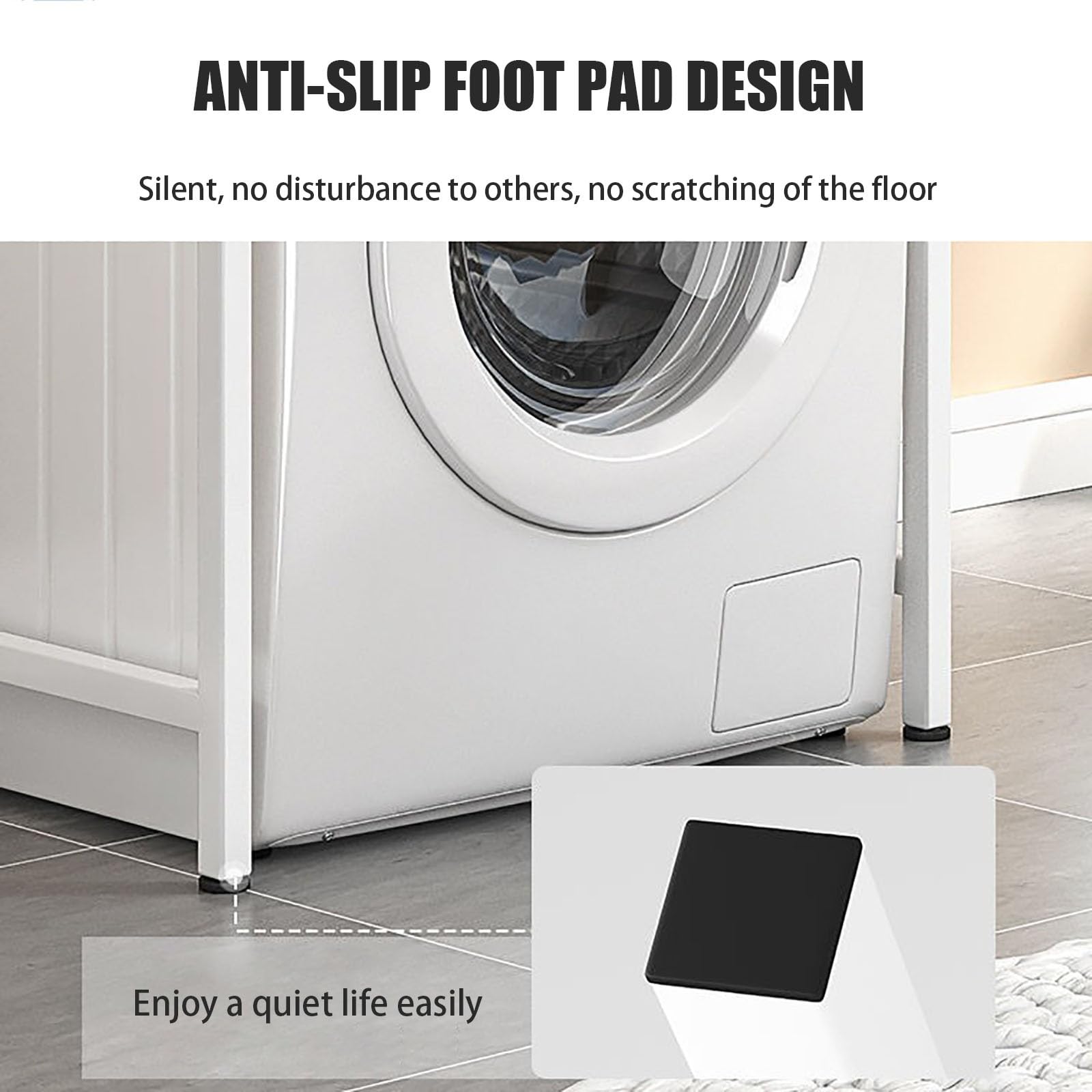 Estante de almacenamiento sobre el inodoro que ahorra espacio, estante de lavandería de dos niveles, solución de almacenamiento de baño negro para una nización eficiente del hogar y un espacio