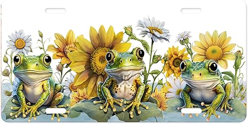 Miniatura 4 de Vanity - Placa de matrícula delantera decorativa - Bonita placa de automóvil fabricada en los Estados Unidos - Placa de metal de aluminio - Placa de