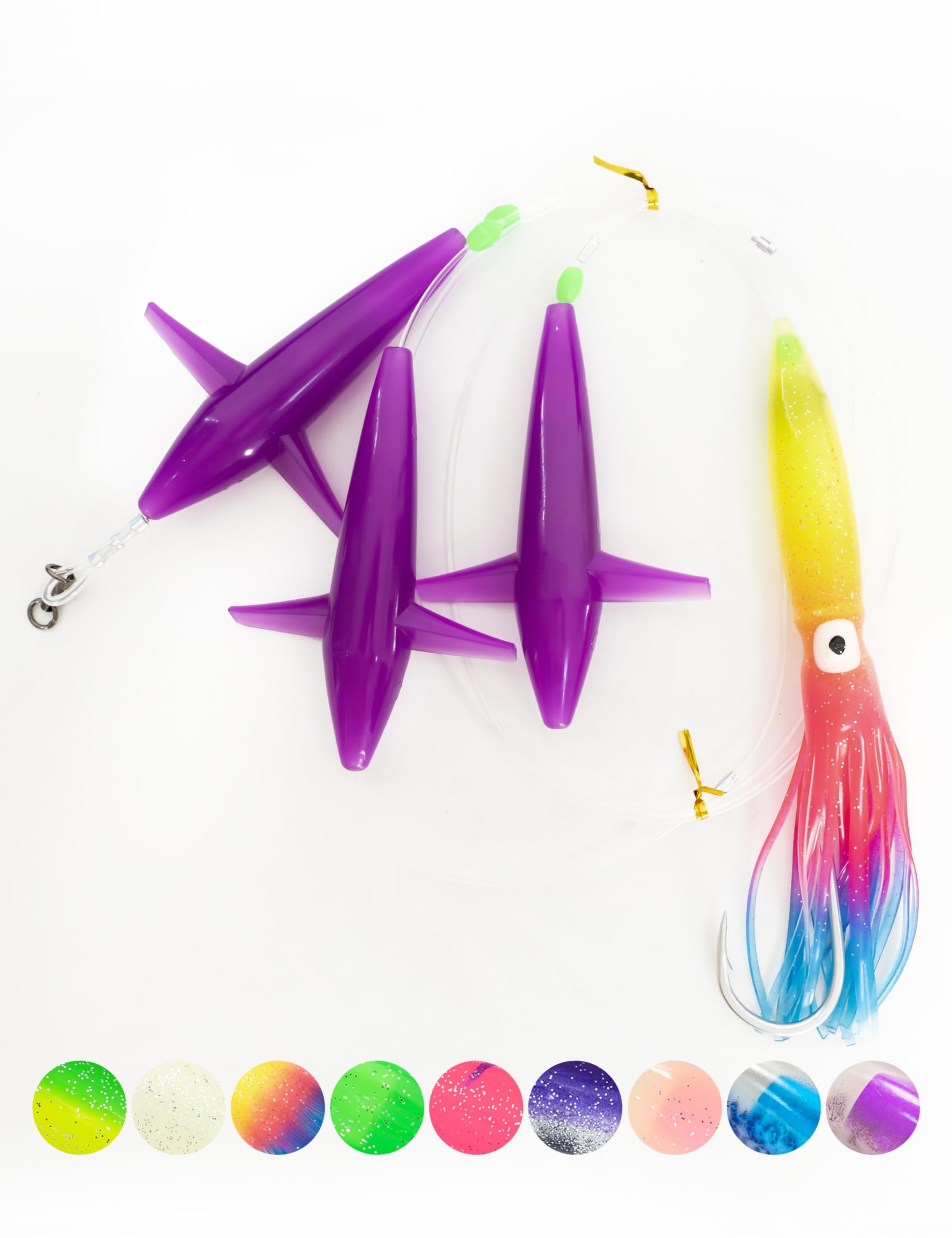 daisy chain fishing lures BLUEWING Ultimate Big Game Daisy Bird Trolling Chain Bulb Squid Trolling Bird Tuna Fishing Teasers for Marlin Sailfish Fishing Rainbow: Buy Online at Best Price in UAE ABU GARCIA 507 MKII Color:1/0# 50PCS Jaw Lures Daisy Chain Goldfish
