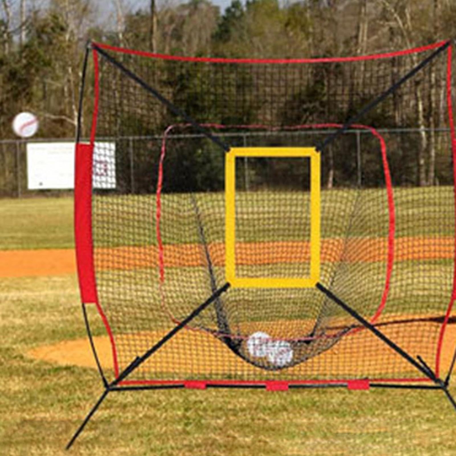 Zone de strike de baseball, cible de pitching de baseball | Pitching Strike Zone 4 sangles réglables | Équipement d'entraînement professionnel pour pratiquer avec précision le lancer et la frappe