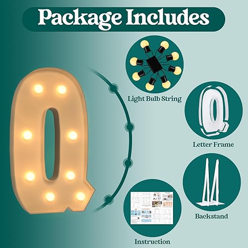 Miniatura 205 de Números iluminados grandes de 4 pies, números de marquesina 2 para decoraciones de cumpleaños de 21 para niños y niñas, números gigantes iluminados