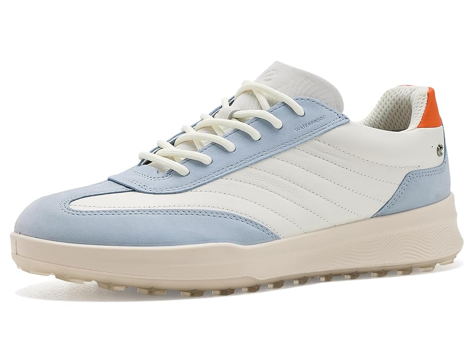 Ecco Golf Street Vibe Lace-up Waterproof Golf Shoes Women's Golf Shoes Dusty Blue/white/ibis: Eu 39 (us Women'