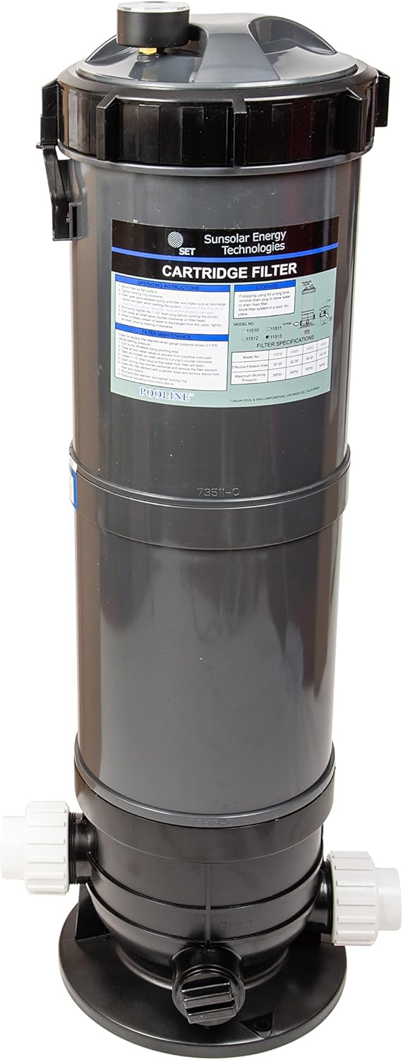 Sunsolar Pool Cartridge Filter System with Pressure
