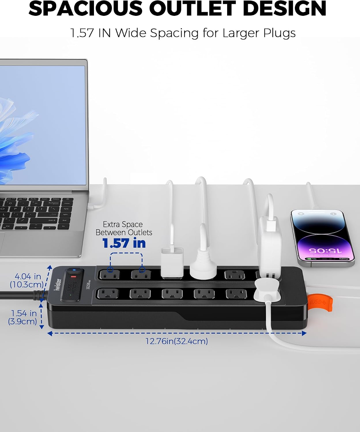 Surge Protector Outdoor Power Strip Weatherproof with 12 Outlets and 4 USB 9 71ZLUchdyQL. AC SL1500