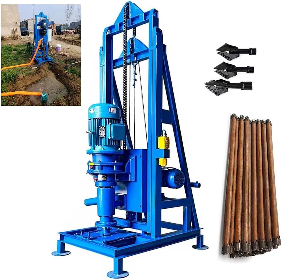 Heavy-Duty 110v 2200w Water Well Drilling Machine,Hydraulic Drilling Rig