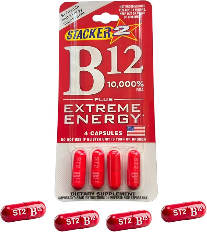 Stacker B12 Extreme Energy Cápsulas 24 Unidades Complejo B miniatura 8
