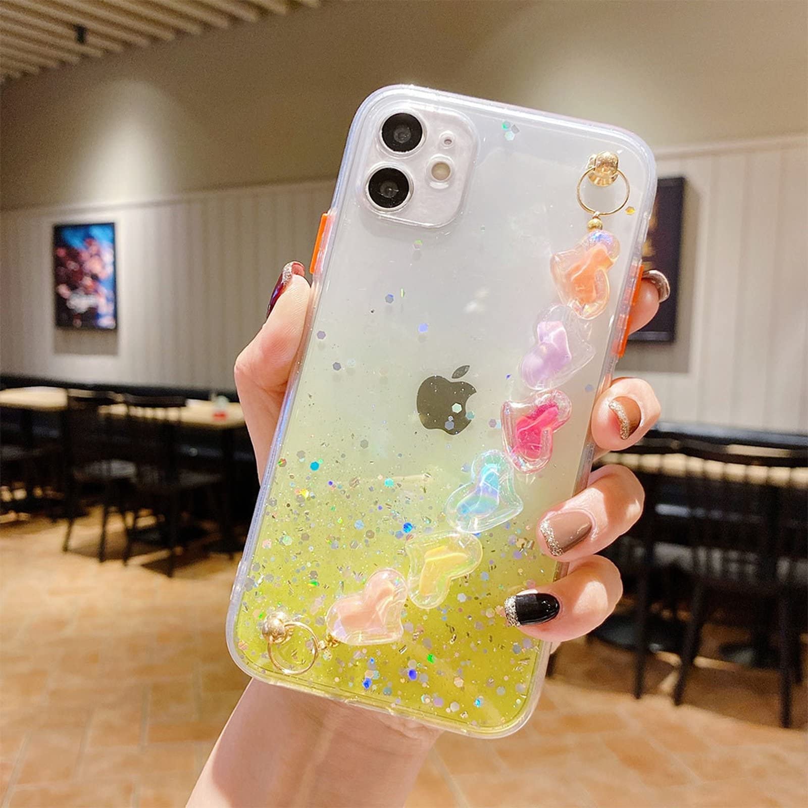 ハート型赤ケース ゴールドチェーン付き Amazon.co.jp: スターシルバーメッキハートチェーンストラップ