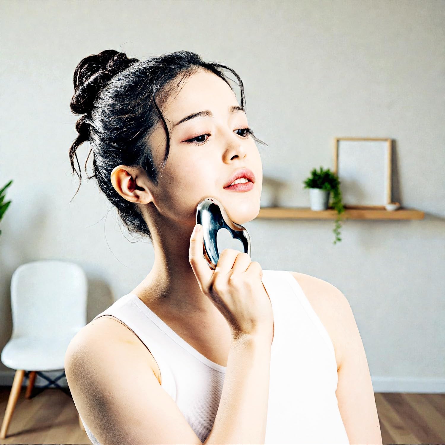 Amazon | La-VIE(ラヴィ) キリっとヒキシメ冷カッサ フェイスプレート