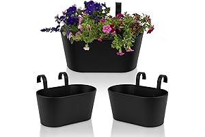 Elegant Hanging Planters for Outdoor Railings!