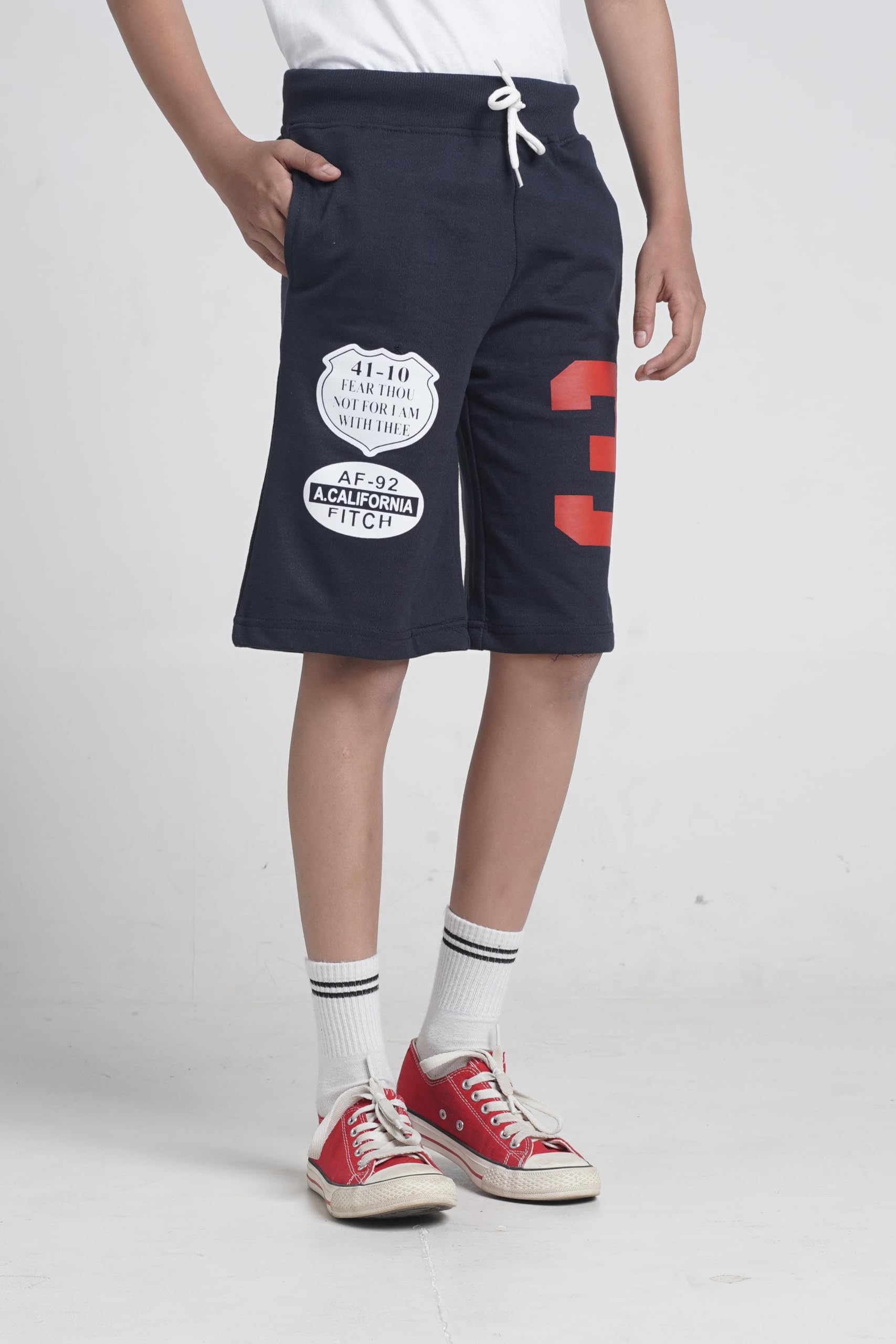 T2F Pantalones cortos para niños, Multicolor2, 3-4 a�os