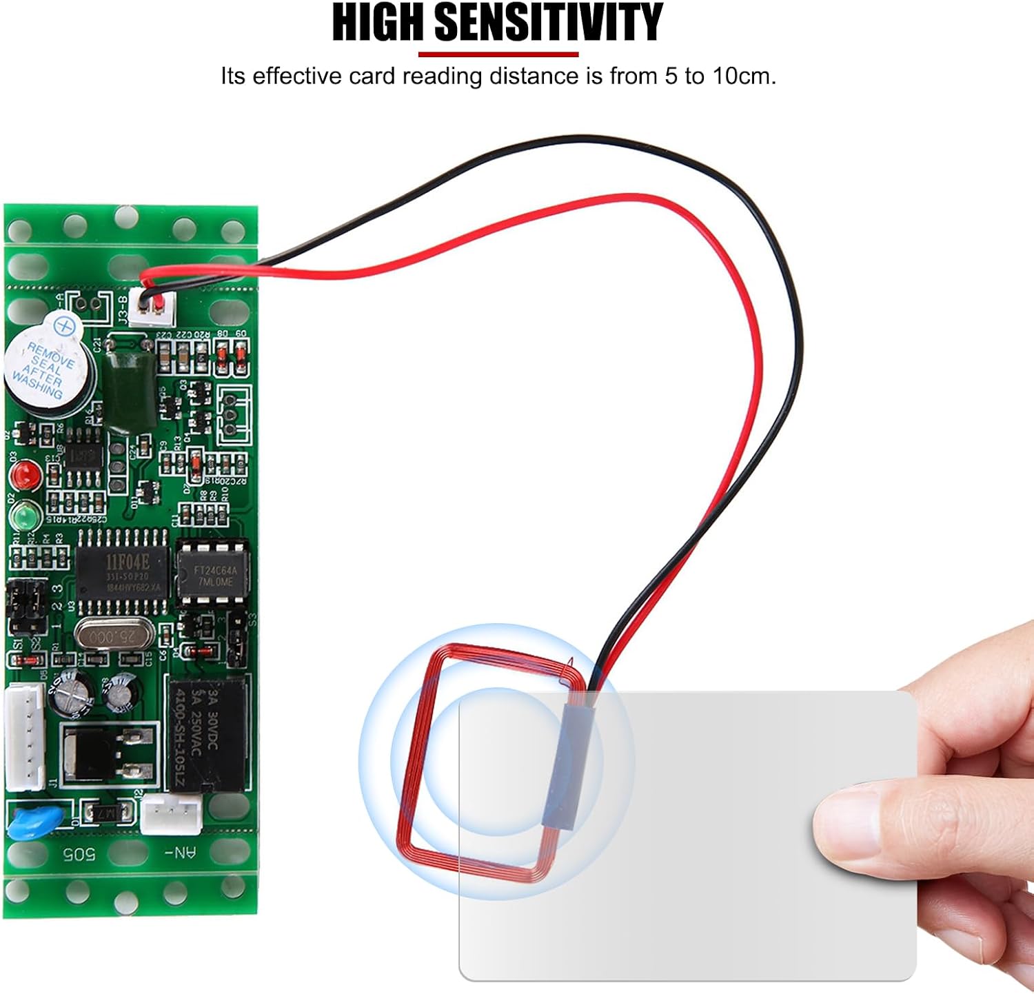 125khz RFID Reader Module Embedded Control Board for Access Controller,9-12V