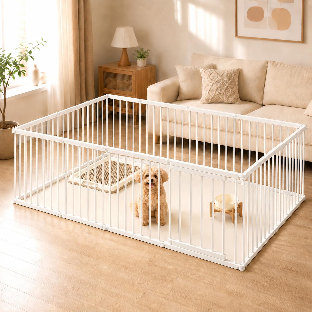 Essgudo ペットフェンス 犬 ゲージ 小型犬 サークル 室内 Amazon | Essgudo ペットフェンス 犬 ゲージ 小型犬 サークル 室内