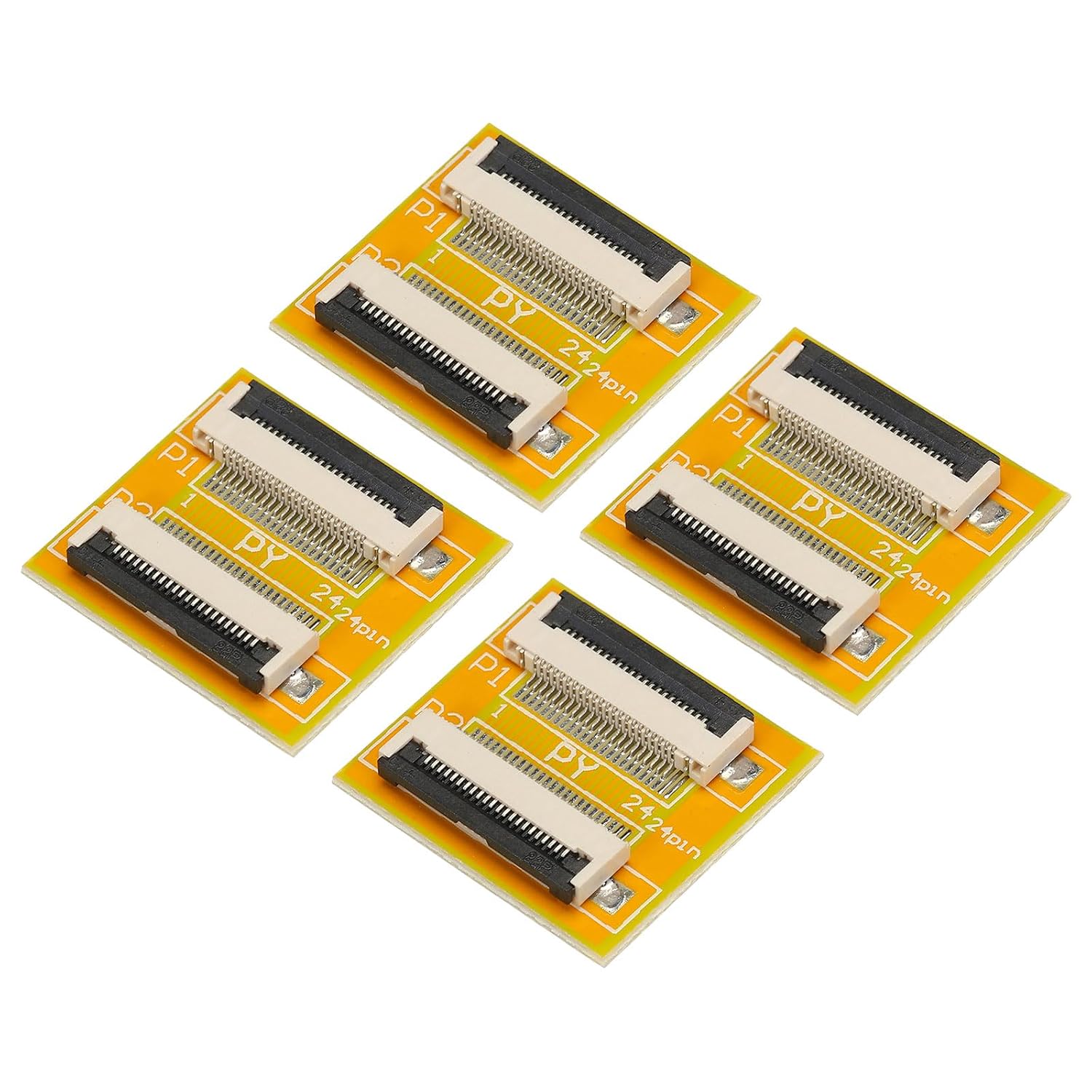 MECCANIXITY FFC FPC Extension Board PCB Extend Zip HDD Connector 22 Pin 0.5mm Pitch Single Side for LCD 3D Printer Camera DVD TV Laptop Pack of 4