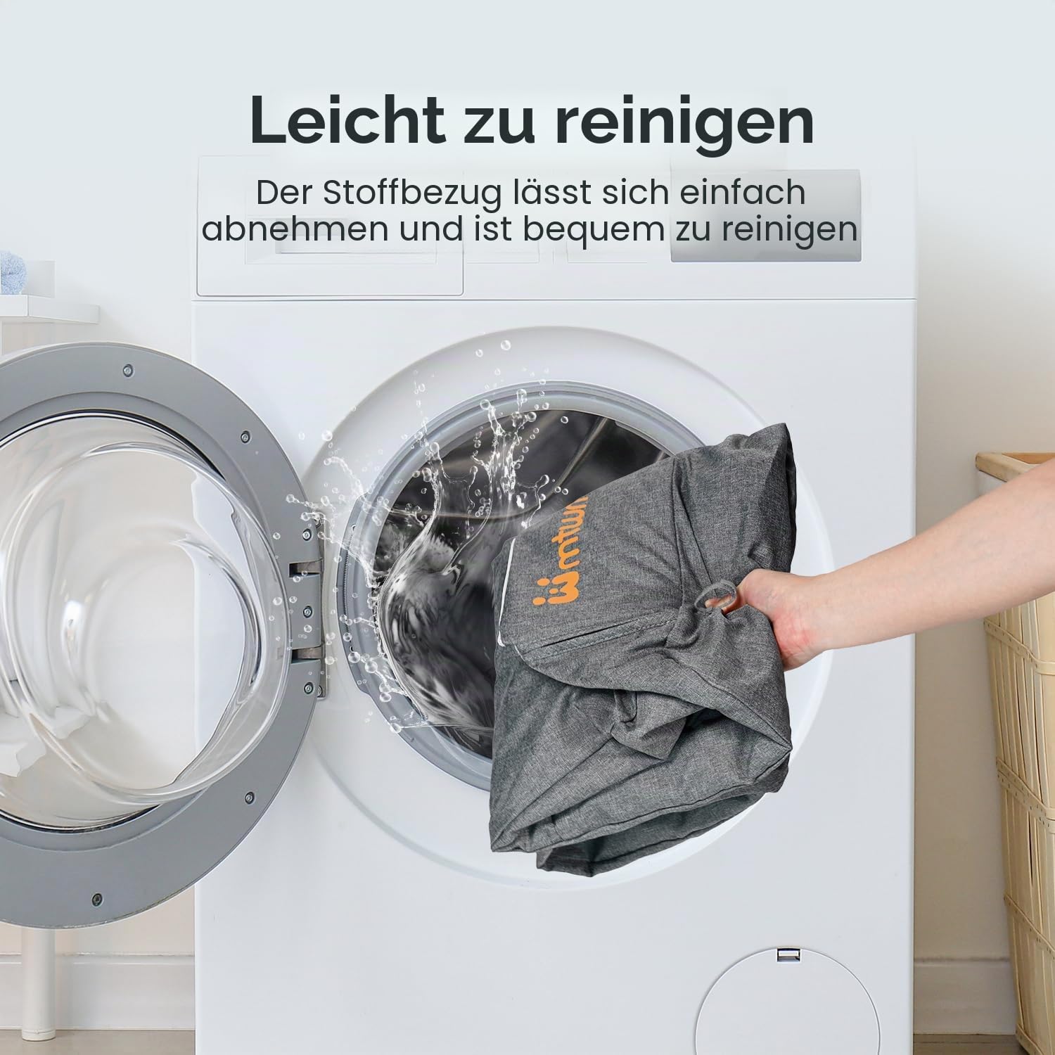 MTWML Zwillingswiege für 2 Babys – tragbare Doppelwiege mit Tragebeutel, austauschbaren Matratzenbezügen, Verstellbarer Höhe & Sicherheitsgurten. Zwillinge 0–6 Monate Grau (Deep Grey)