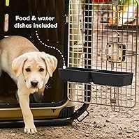 Vista 5 de Mammoth Guardian - Perrera para perros de 36 pulgadas, resistente jaula de viaje y exteriores para cachorros, perros pequeños, medianos y grandes