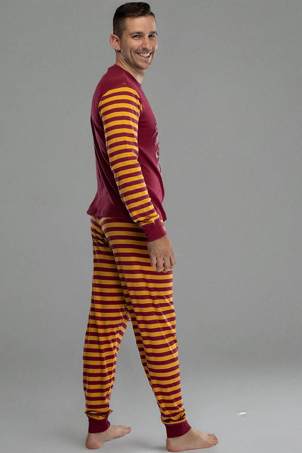 Harry Potter Hogwart's House Crest Tight Fit Adult Cotton Pajama - Image 8