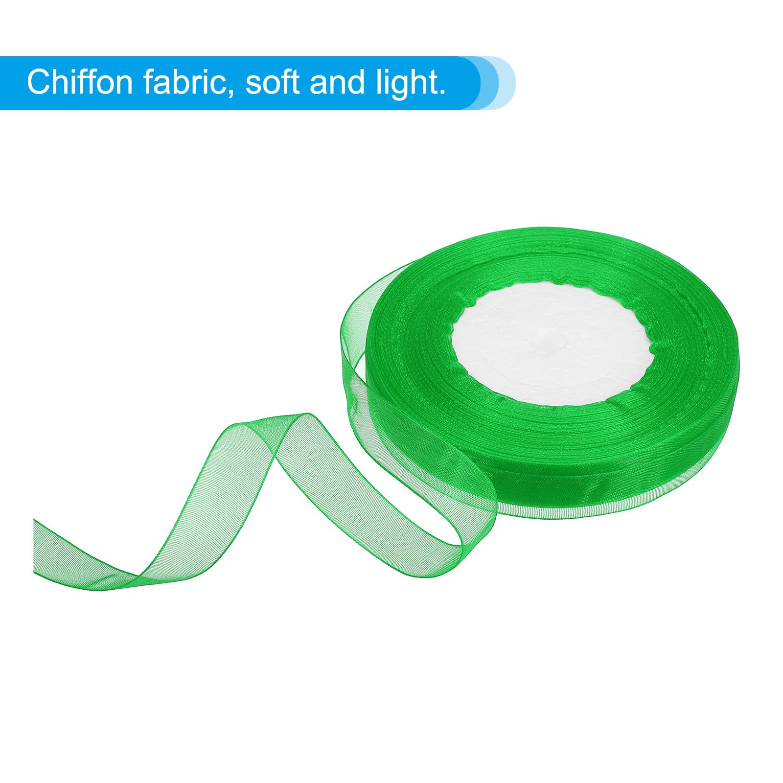 PATIKIL 0.6 Inch x 50 Yard Organza Ribbon - Image 3