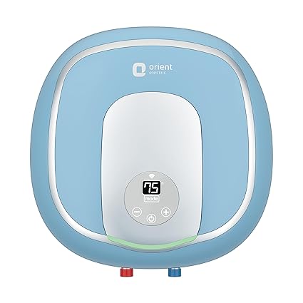 Orient Aquator+ Iot|15L storage water heater|Iot enabled - smart energy saving and timer functions|Ultra-diamond glassline coated tank|5 star ENERGY SAVING rating |8 bar pressure compatibility