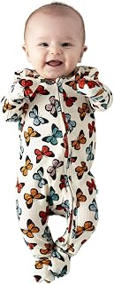Posh Peanut Girls Convertible Baby Sleepers, Toddlers Footless Pajamas | True To Size Fit With 2-Way Zipper, Convertible Mittens/Footies With Grips, Tagless Gentle Comfort, Easy Care Wash