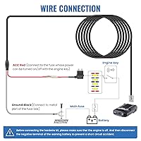 Vista 4 de EWAY Kit de cableado rígido para detector de radar, enchufe RJ11, kit de cableado directo de cable para detectores de radar, cable de alimentación