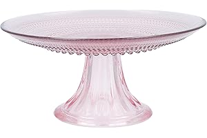 Fortessa Jupiter Beaded Hobnail Glass 8.5 Inch Mini Cake Stand: Perfect for...