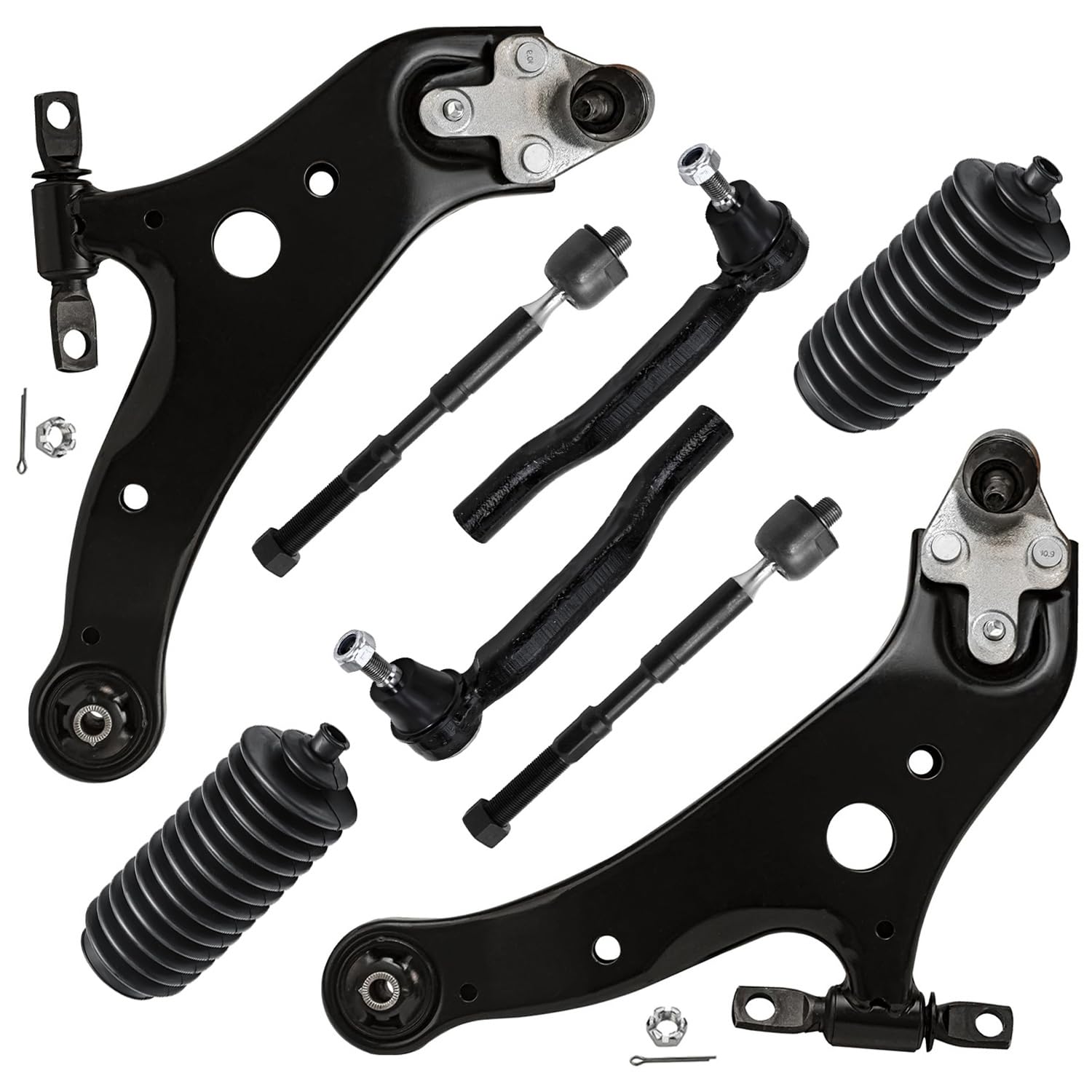 Detroit Axle - 8pc Front End Suspension Kit for Toyota 2011-2020 Sienna