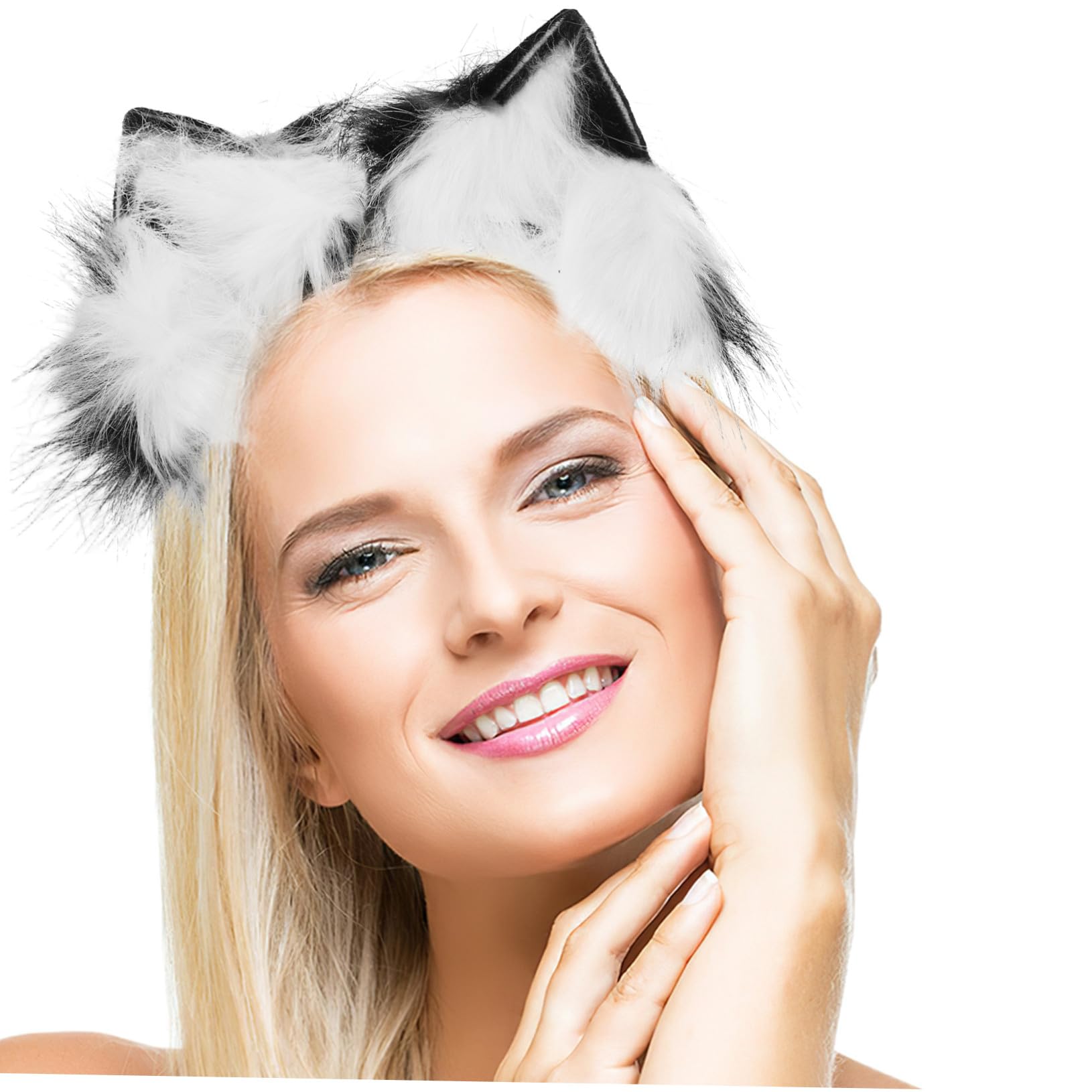 Bandeau Oreilles de Renard en Peluche, Ensemble 1 Lot pour Adultes