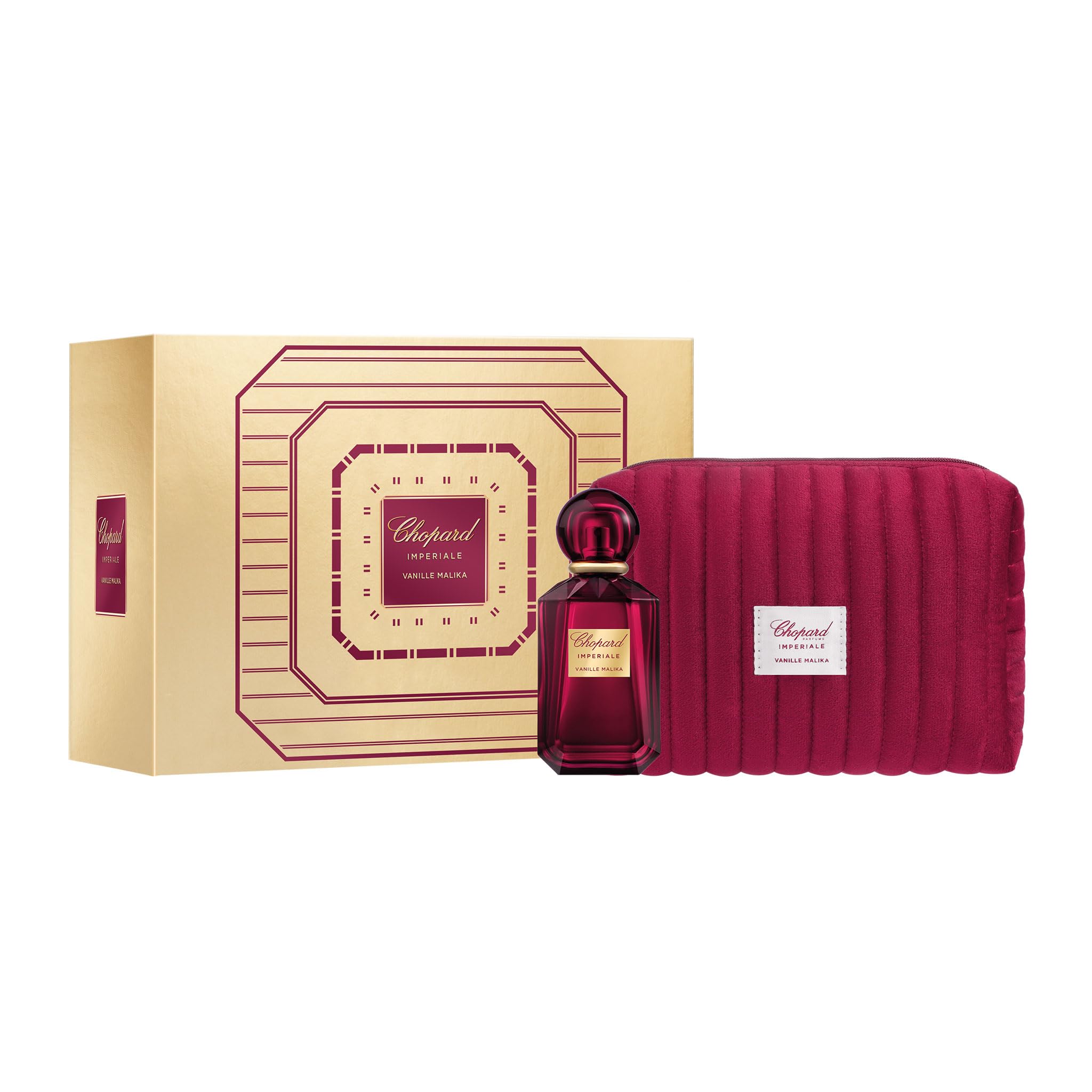 chopard imperiale vanille malika gift set for women (eau de parfum 100ml + pouch)