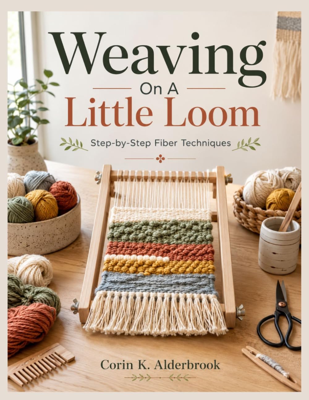 Weaving On A Little Loom: Step-by-Step Fiber Techniques