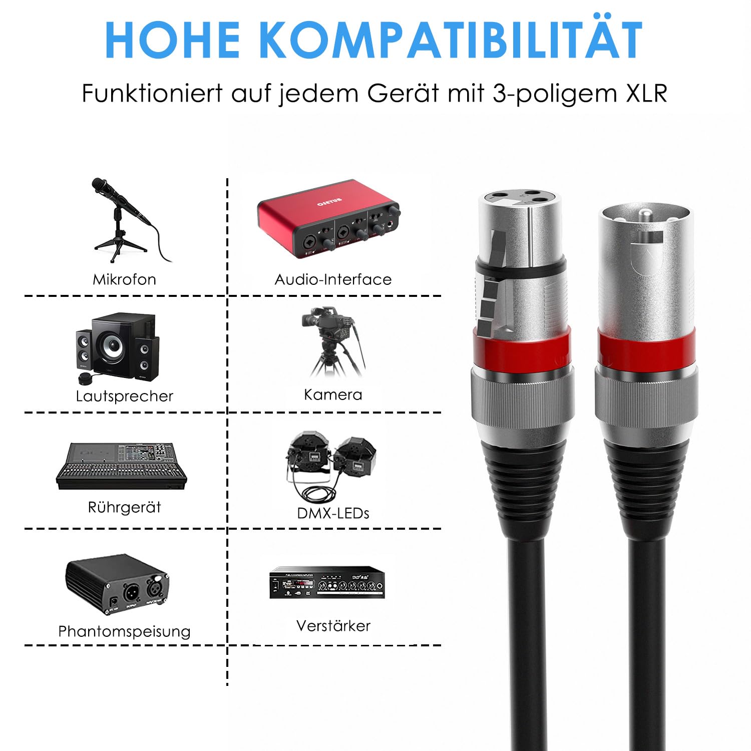 Adattatore Microfono XLR Maschio RCA Femmina Adattatore XLR Maschio A RCA Femmina - Confezione Da 4 Pezzi, In Metallo, Per Collegamenti Audio Professionali Adattatore Xlr A Rca - Foto 6