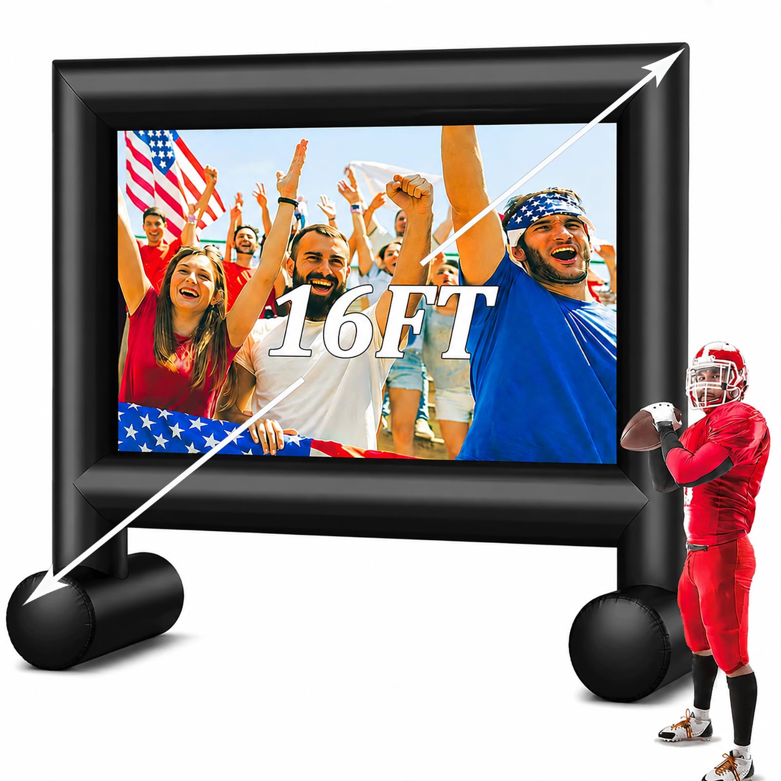 Photo 1 of CZGBRO 16ft Inflatable Outdoor Movie Screen