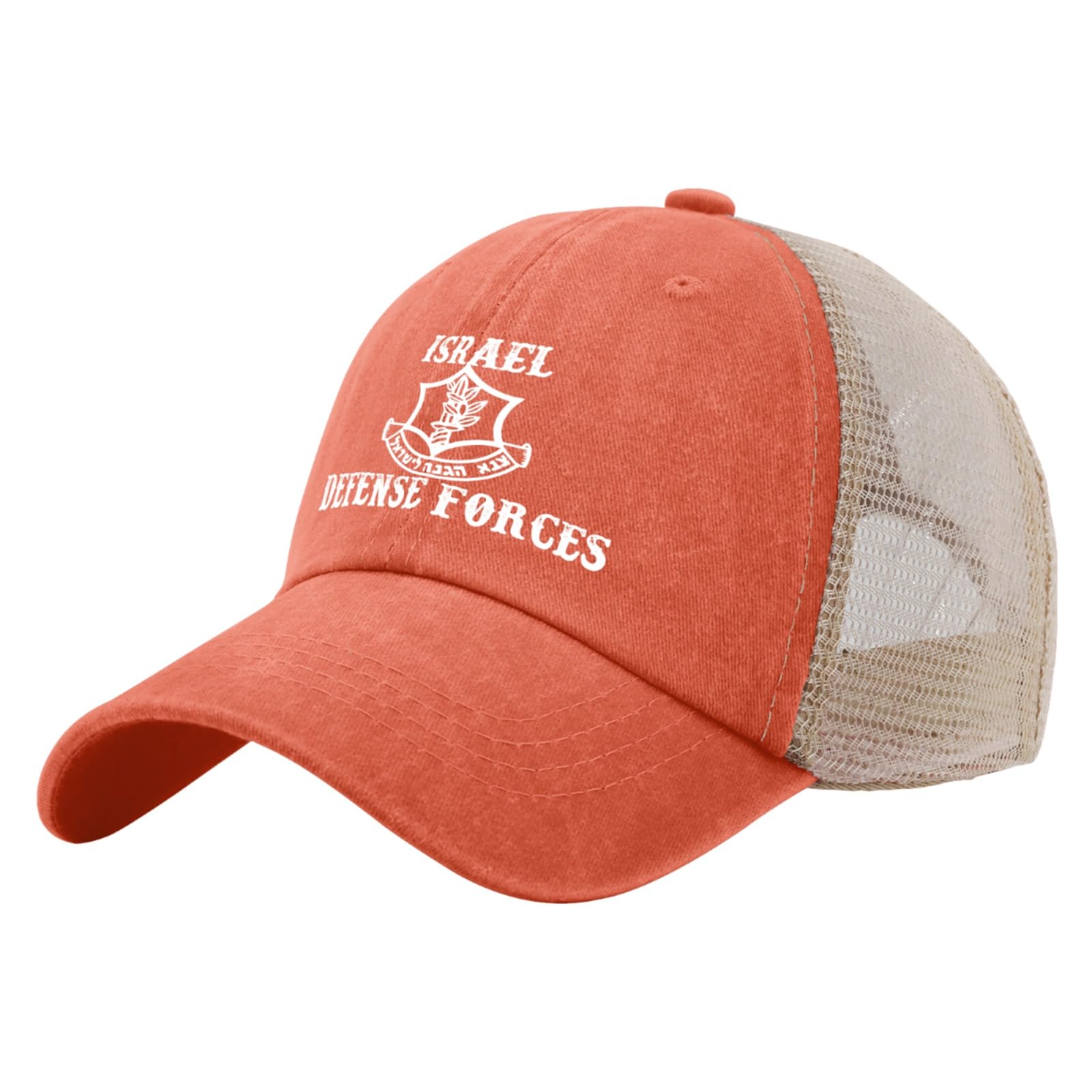 Dad Hat Israel Defense Forces Hat Trucker Hat Men Trendy Mesh Baseball Cap for Summer