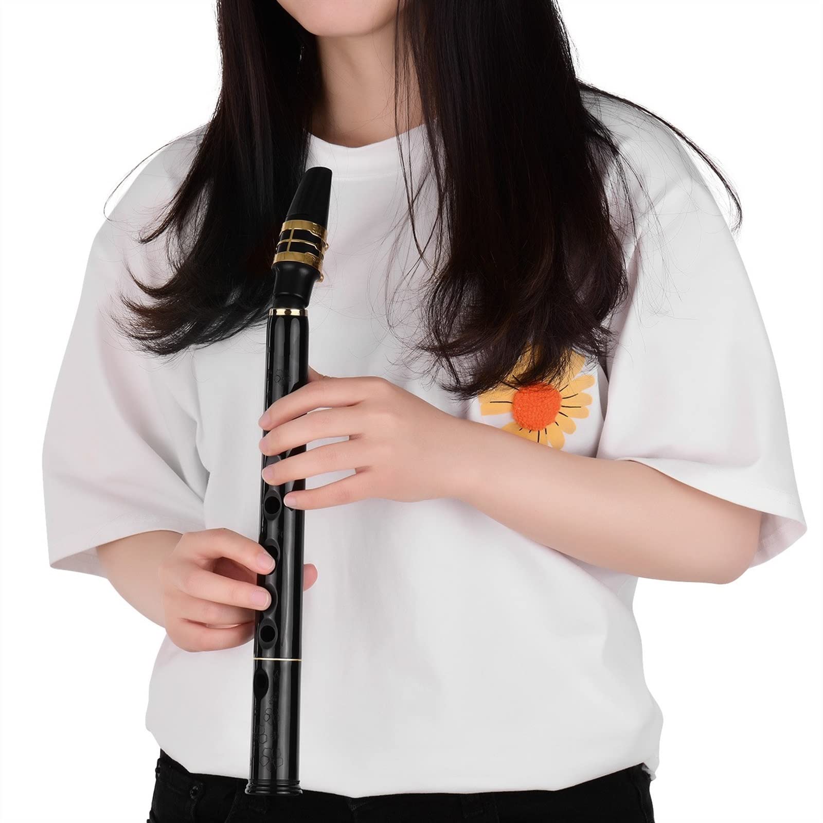 Saxofón Profesional C Key Mini Saxofón De Bolsillo Sax Material ABS Instrumento De Viento De Madera
