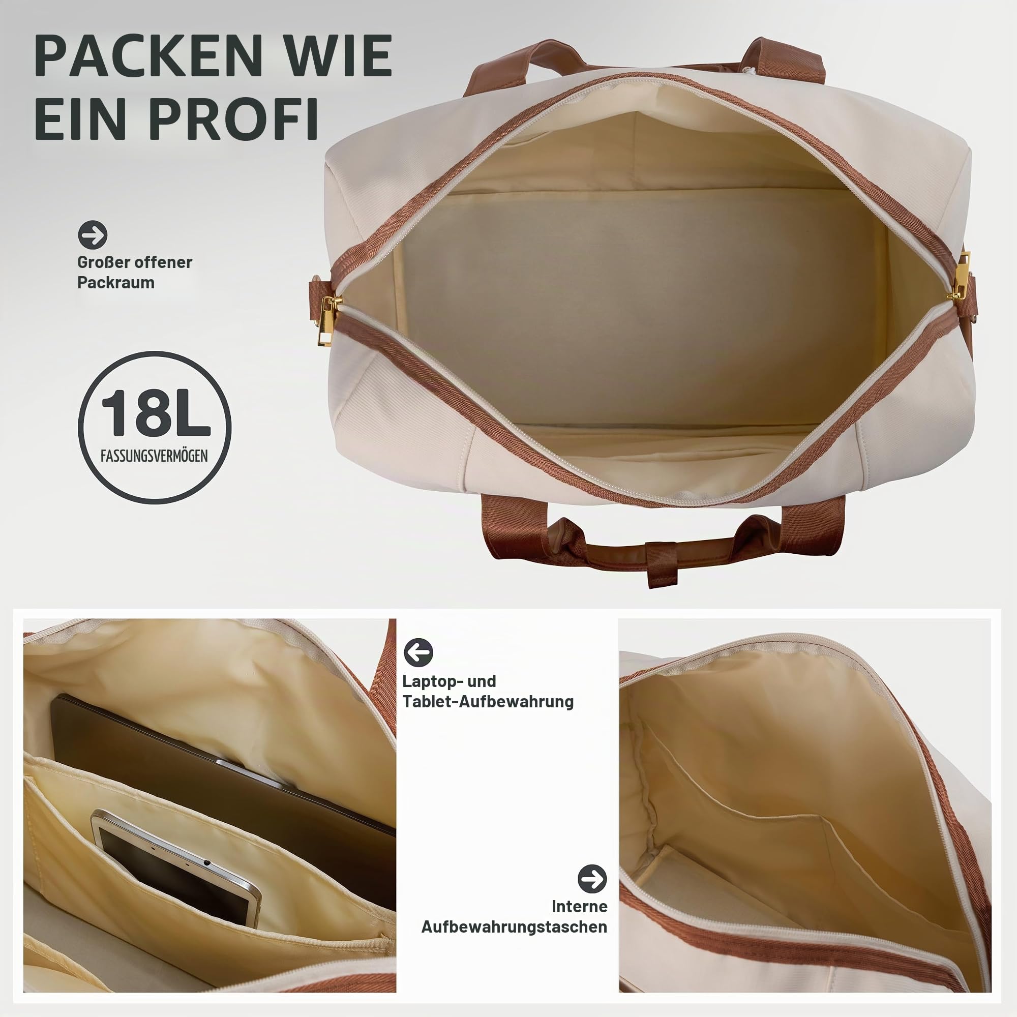 Cabin Max Handgepäck Rucksack Reiserucksack Ryanair Handgepäck 40x30x15 18L