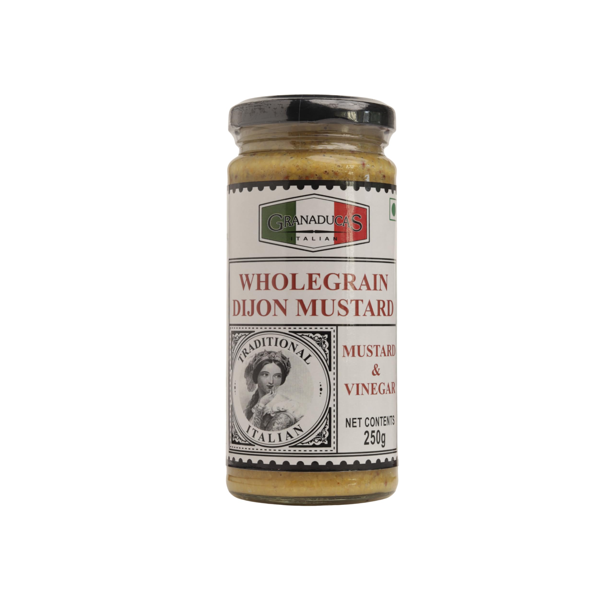 Granaducas Wholegrain Dijon Mustard Perfect Condiment Cooking Sauce for Daily Use (Pack of 1, 250gm ) (B0BJQKX48W) Amazon Price History, Amazon Price Tracker