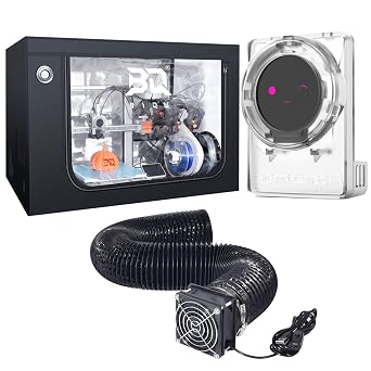 BIGTREETECH Panda Knomi + Plastic Shell + BIQU Panda Shelter 3D Printer Enclosure + Filter System, for Bambu-Lab A1 A1 Mini
