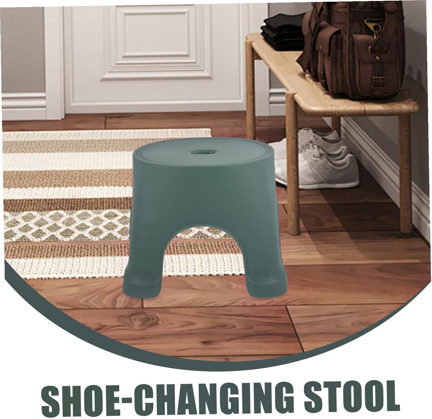 MERRYHAPY Bathroom Shower Stool for Boys and Girls Lightweight Slip Step Stool for Toddlers Boys and Girls