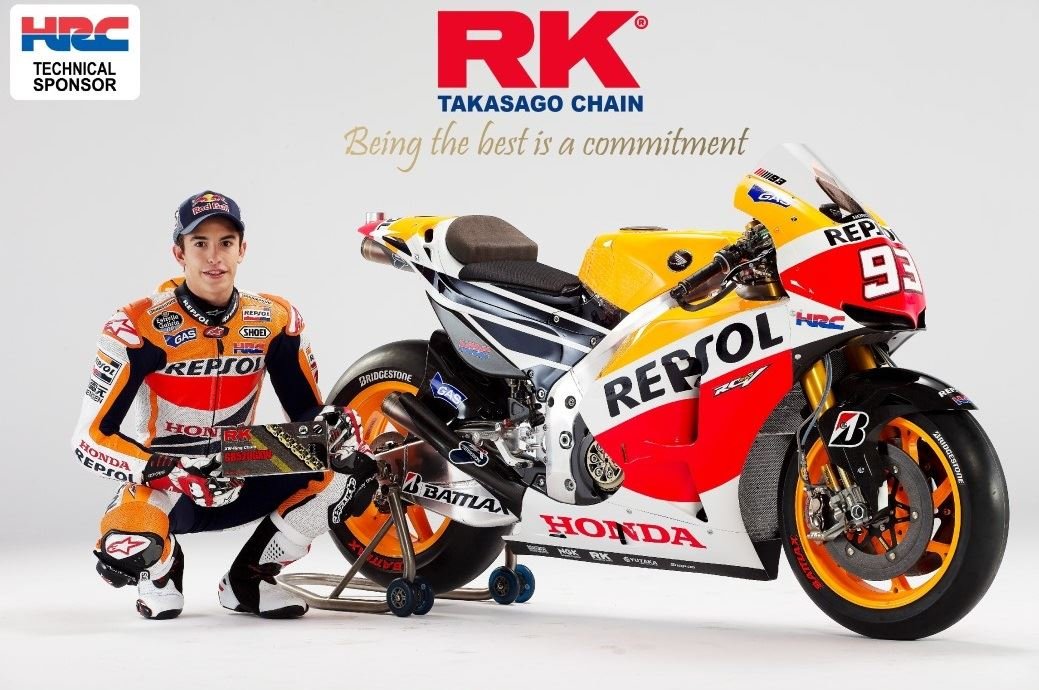 RK-HD xw-ring Motorrad-Kette 530 zxw, 104 mit Nietschloß