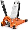 TONDA Car Jack, 4 Ton Low Profile Hydraulic Floor Jack with Dual Pump System, Rapid Lift, Orange