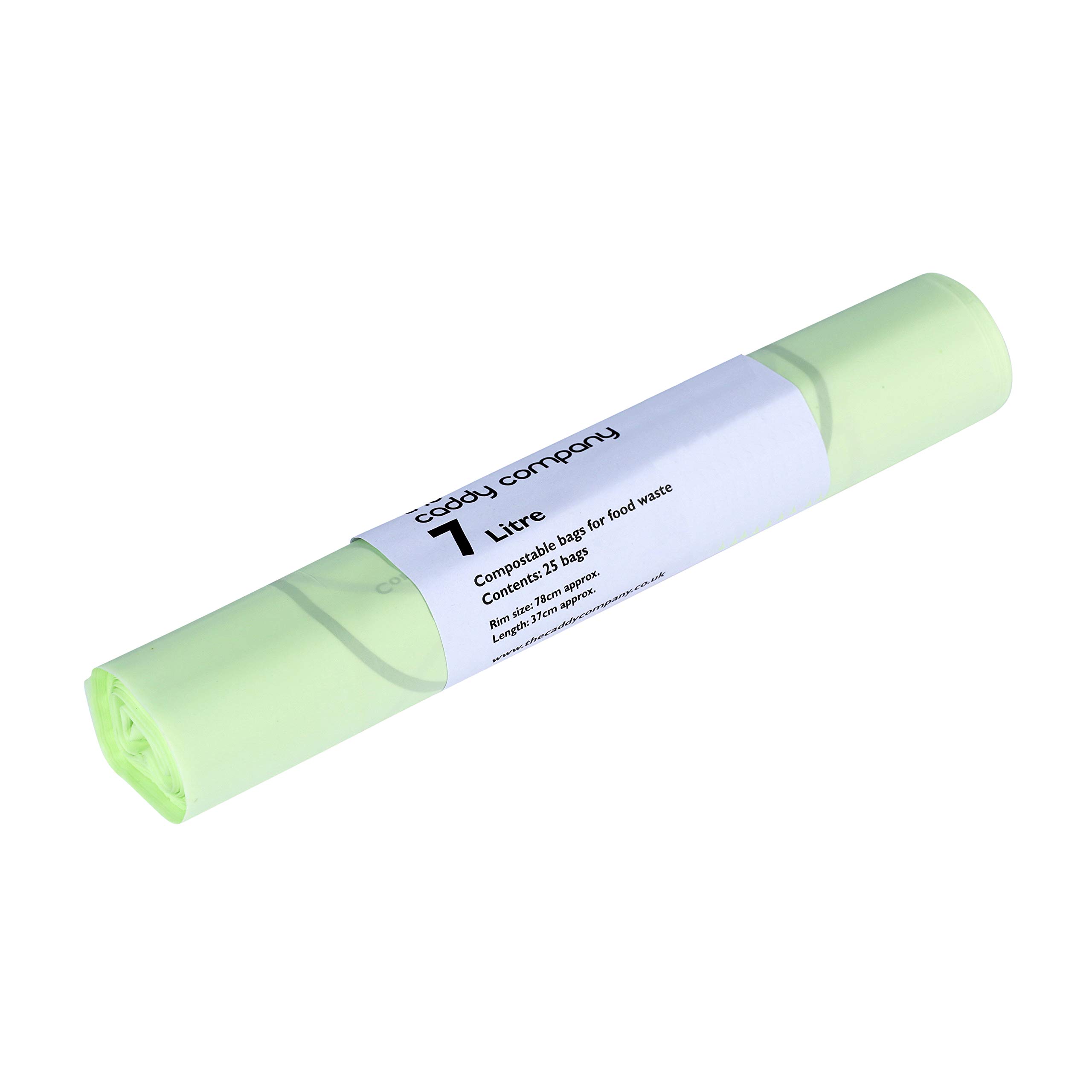Caddy Company 7 Litre Compostable Food Waste Bin Bags - Green / 1