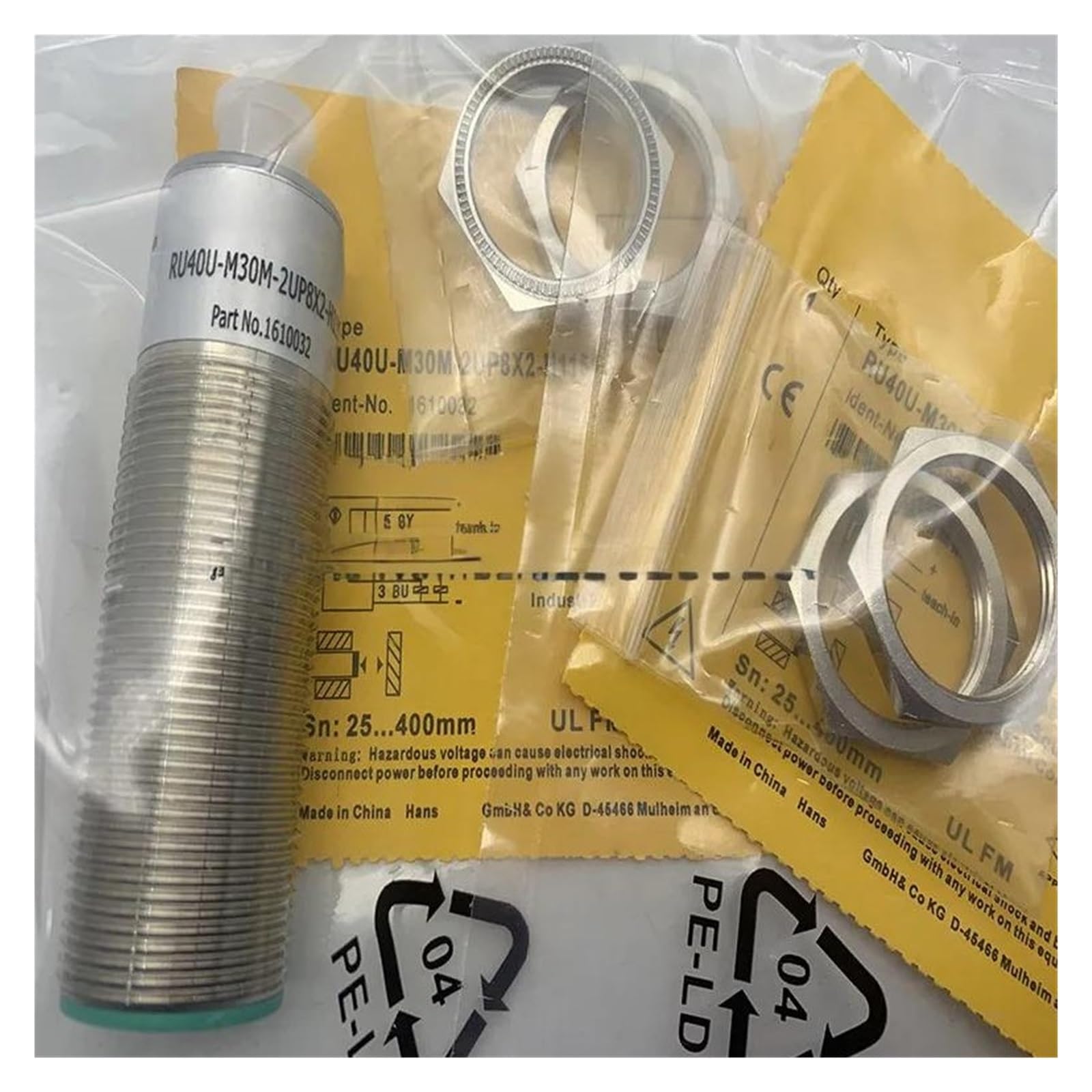 Capteur RU40U-M30M-2UP8X2-H1151 pour contrôle de niveau de cuve