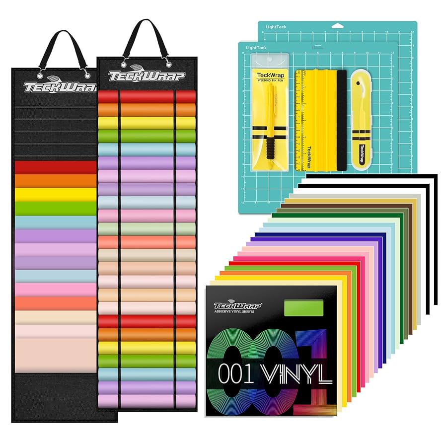 Amazon.com: TECKWRAP Permanent Vinyl Bundle All-in-One