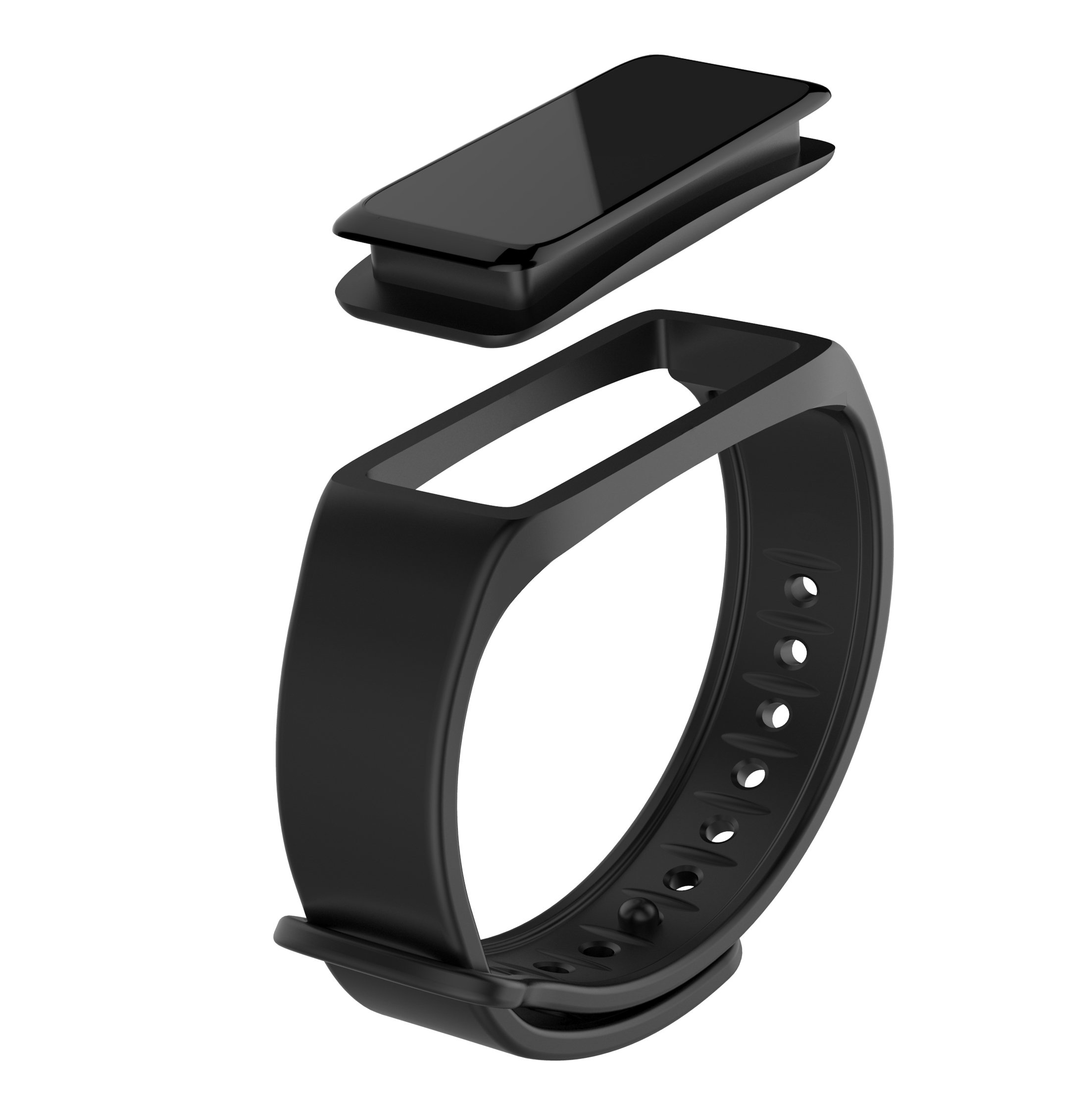 MyKronoz Zefit 3 Braccialetto, Nero, Taglia Regolabile