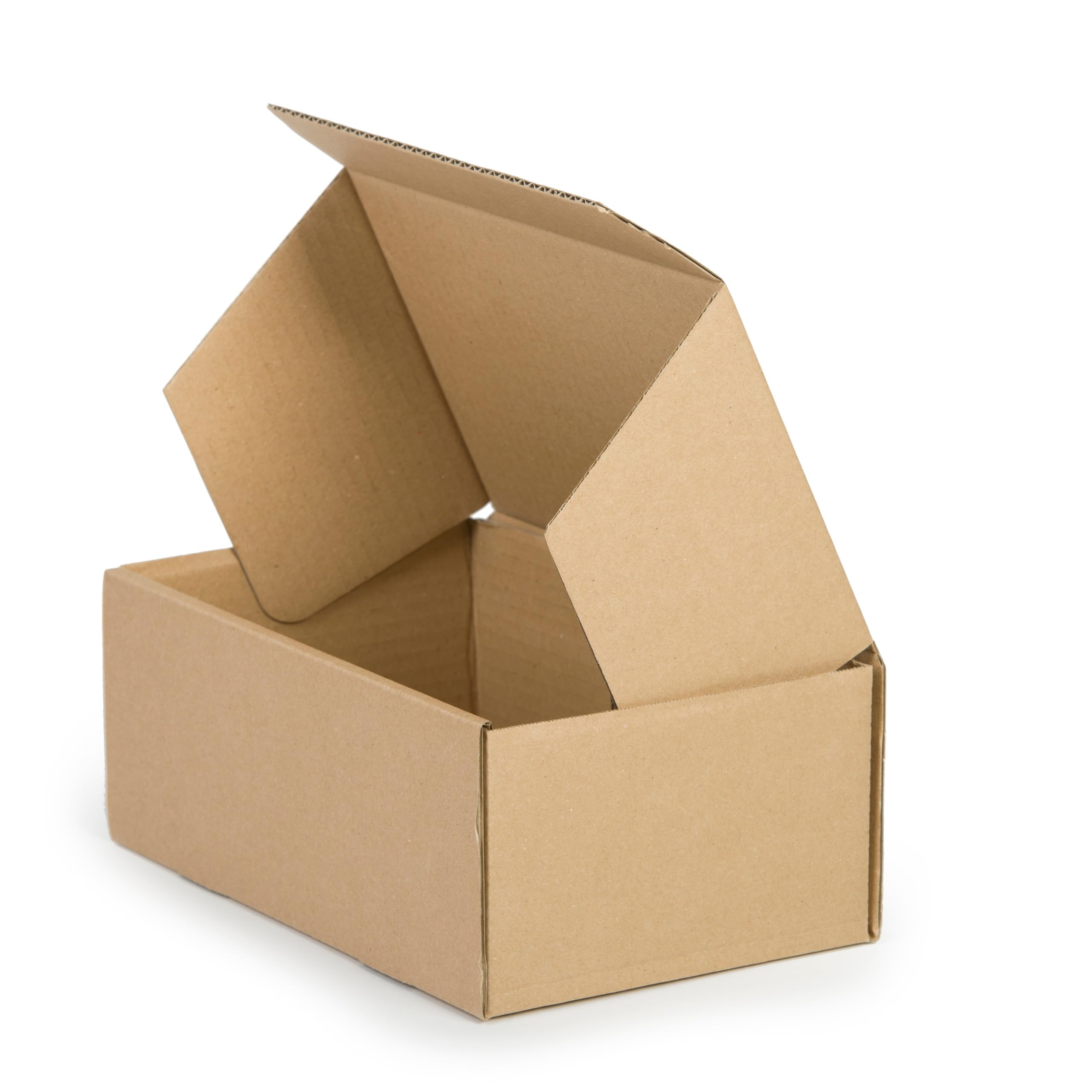 Versandschachtel Klappdeckelkarton 220x120x80 mm Aussenmass einwellig Kleiderbox braun NEU (380 Stück)