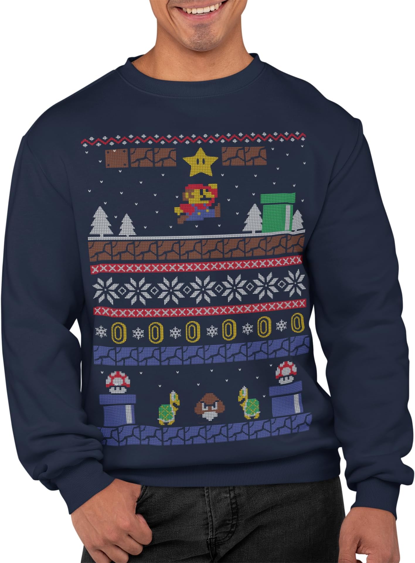 Graphic ImpactInspired Retro Gaming Freak Christmas Jumper Ugly Xmas Sweatshirts
